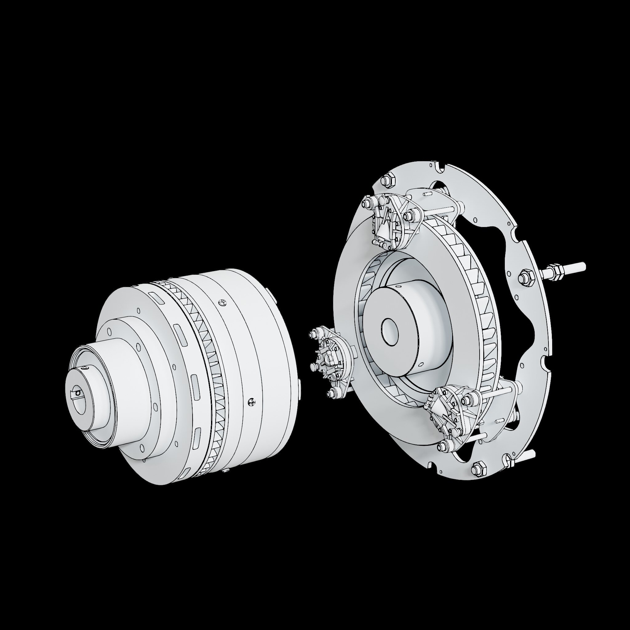 Bahnspannungskupplungen und -bremsen