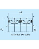 BSN2052DDUHP2BDT Axial-Schrägkugellager, gepaarte Ausführung