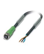 3-Pol STO-Kabel 10m PUR, M8A FS / AE